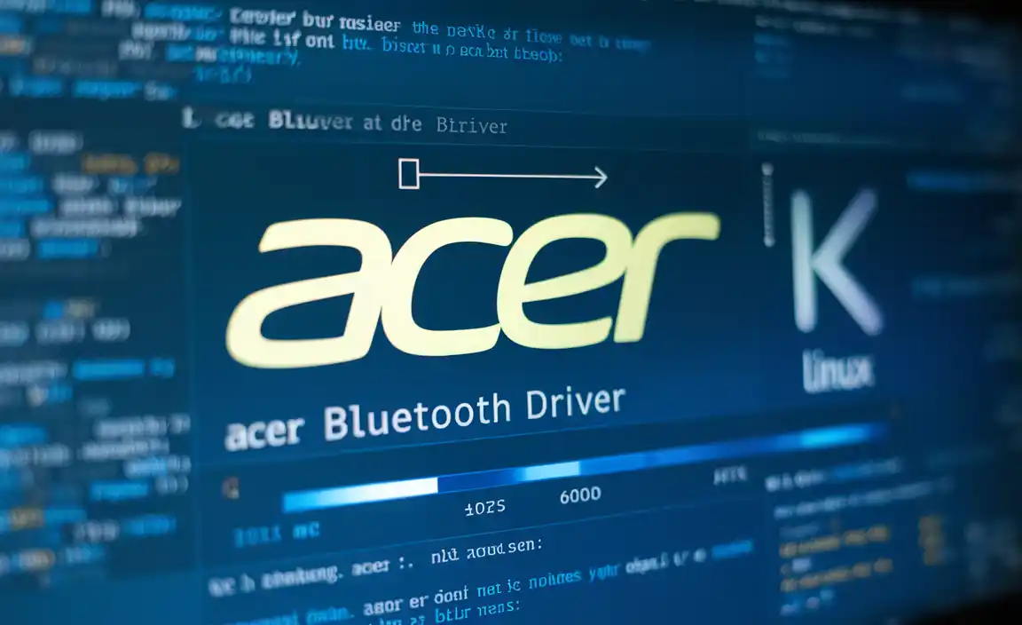 Prerequisites for Acer Bluetooth Driver Setup