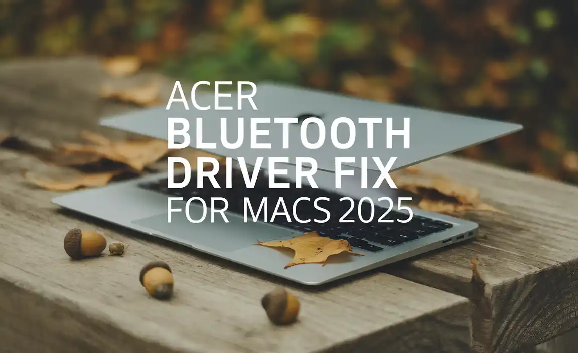 Steps to Fix Acer Bluetooth Driver on macOS 2025