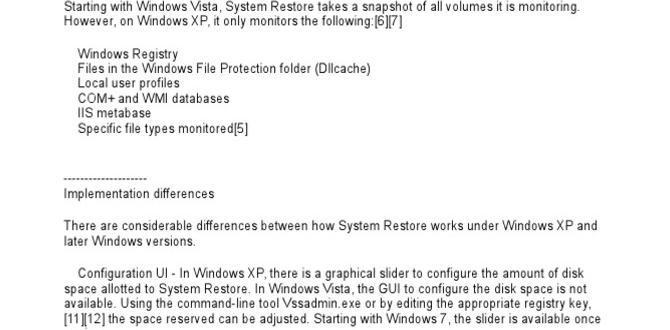 how to apply checklist in system restore