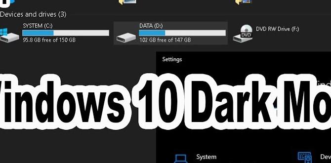 how to enable dark mode in windows after crash