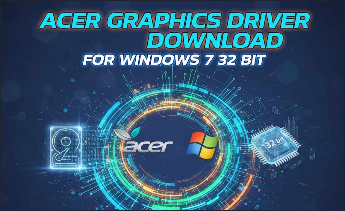 Acer Graphics Driver Download for Windows 7 32 Bit