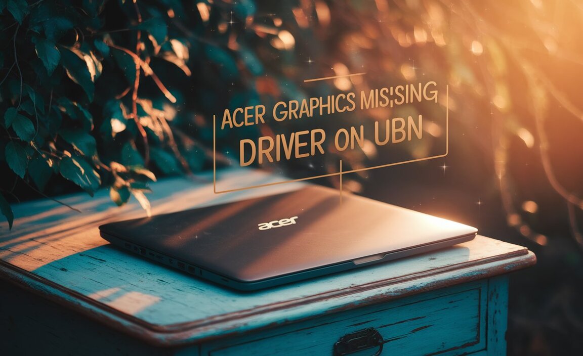Acer Graphics Missing Driver On Ubuntu