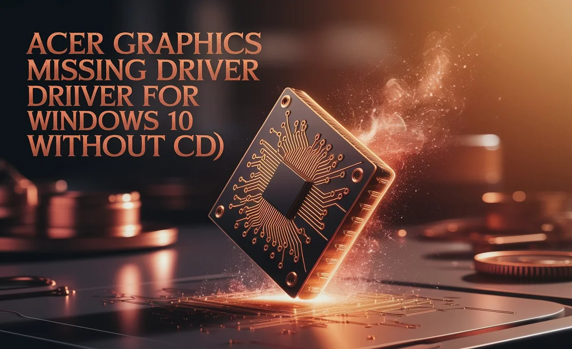 Acer Graphics Missing Driver for Windows 10 Without CD