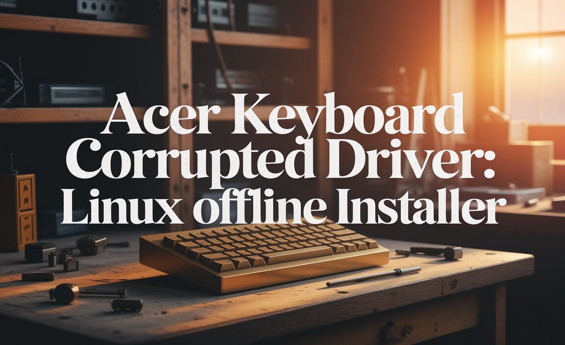 Acer Keyboard Corrupted Driver for Linux Offline Installer