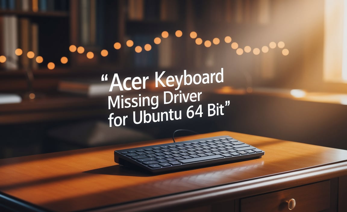 Acer Keyboard Missing Driver For Ubuntu 64 Bit