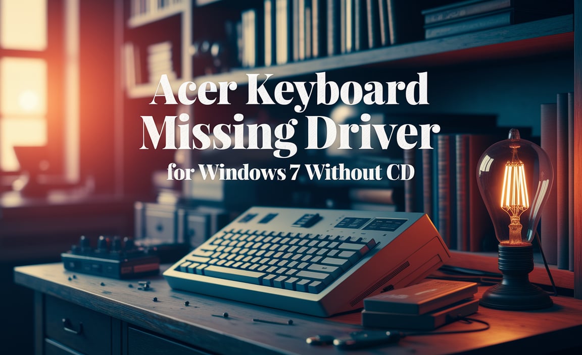 Acer Keyboard Missing Driver For Windows 7 Without Cd
