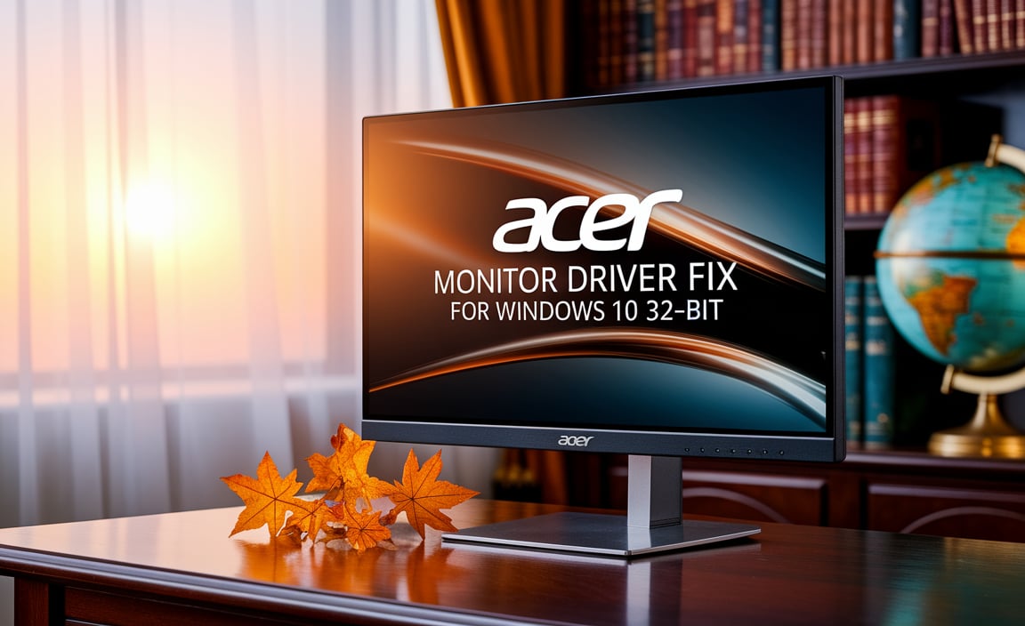 Acer Monitor Driver Fix For Windows 10 32-Bit
