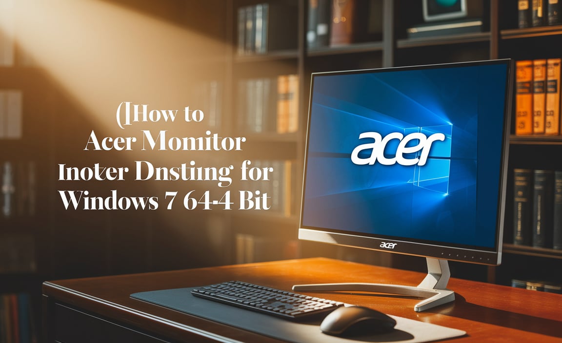 Acer Monitor Install Driver For Windows 7 64 Bit