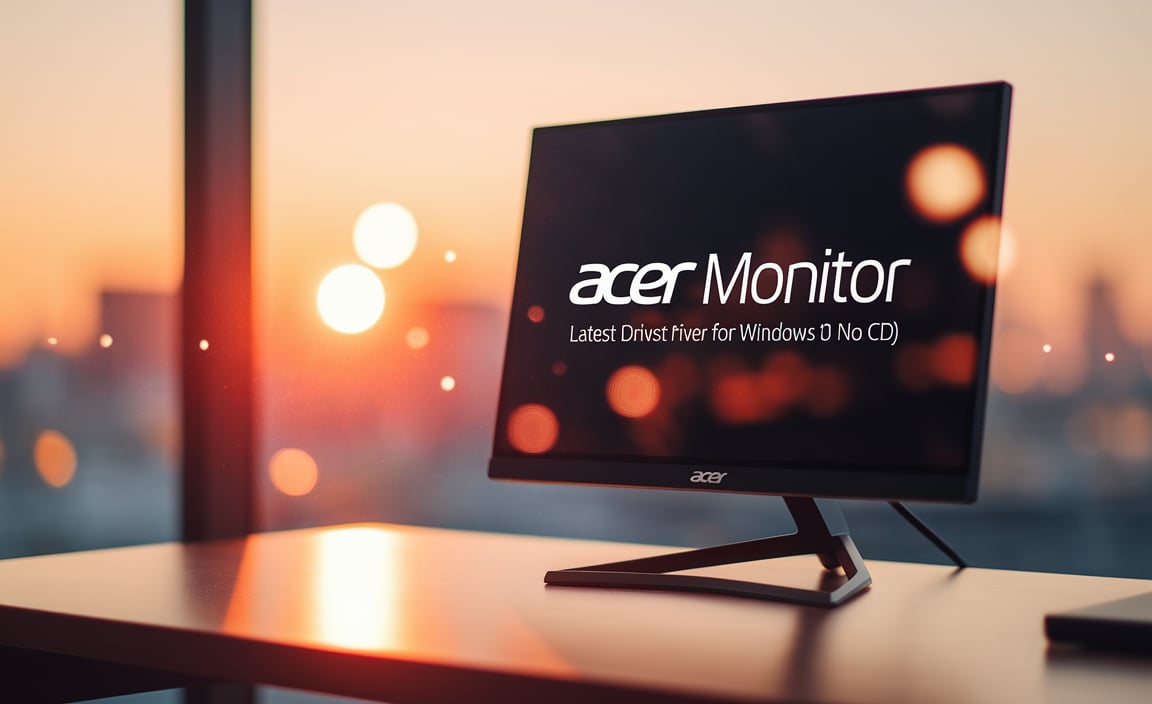 Acer Monitor Latest Driver For Windows 10 No Cd