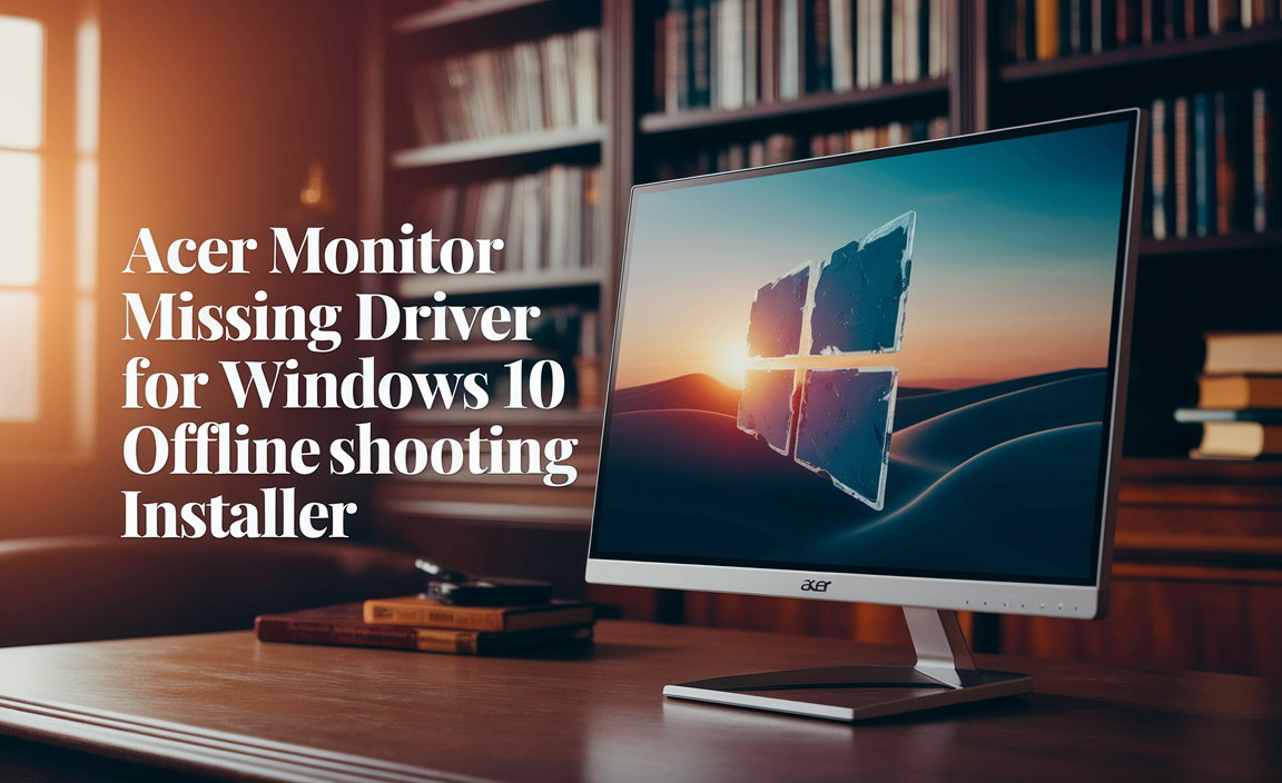 Acer Monitor Missing Driver For Windows 10 Offline Installer
