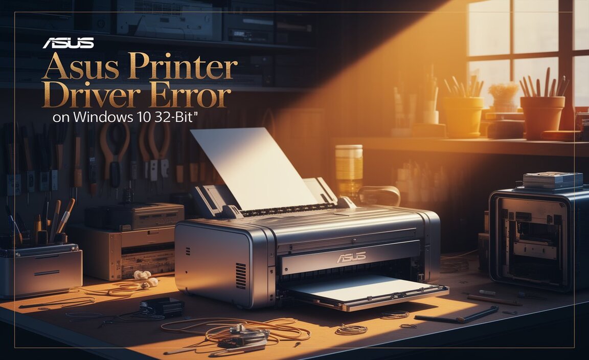 Asus Printer Driver Error on Windows 10 32-Bit