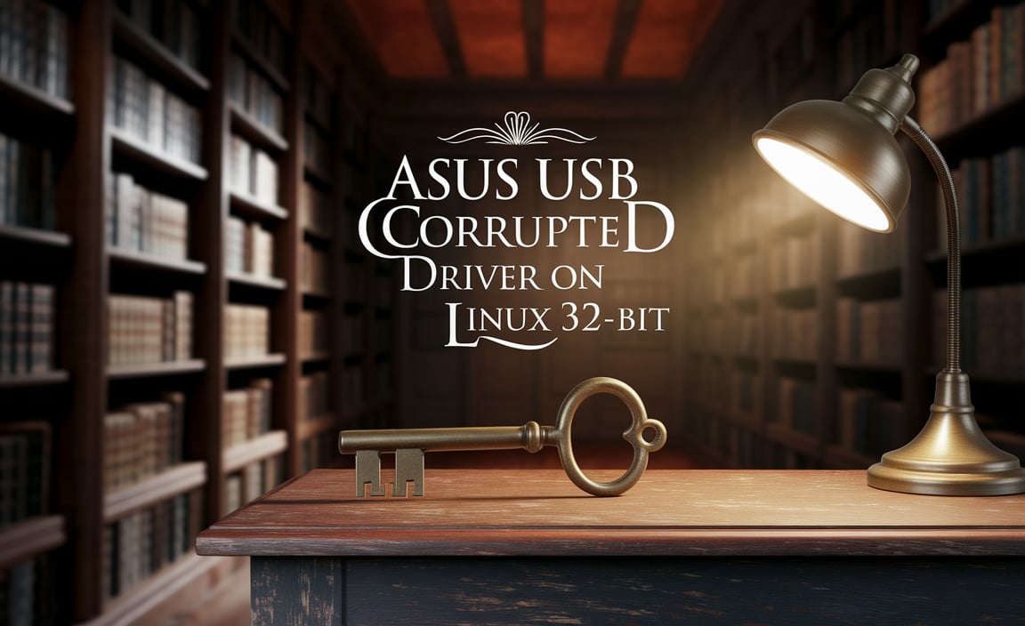 Asus USB Corrupted Driver on Linux 32-Bit
