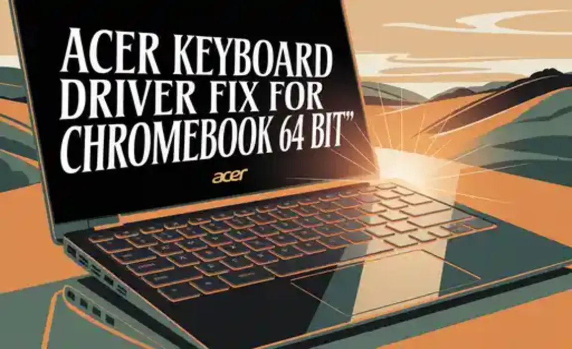 Fixing the Acer Keyboard Driver for Chromebook 64 Bit
