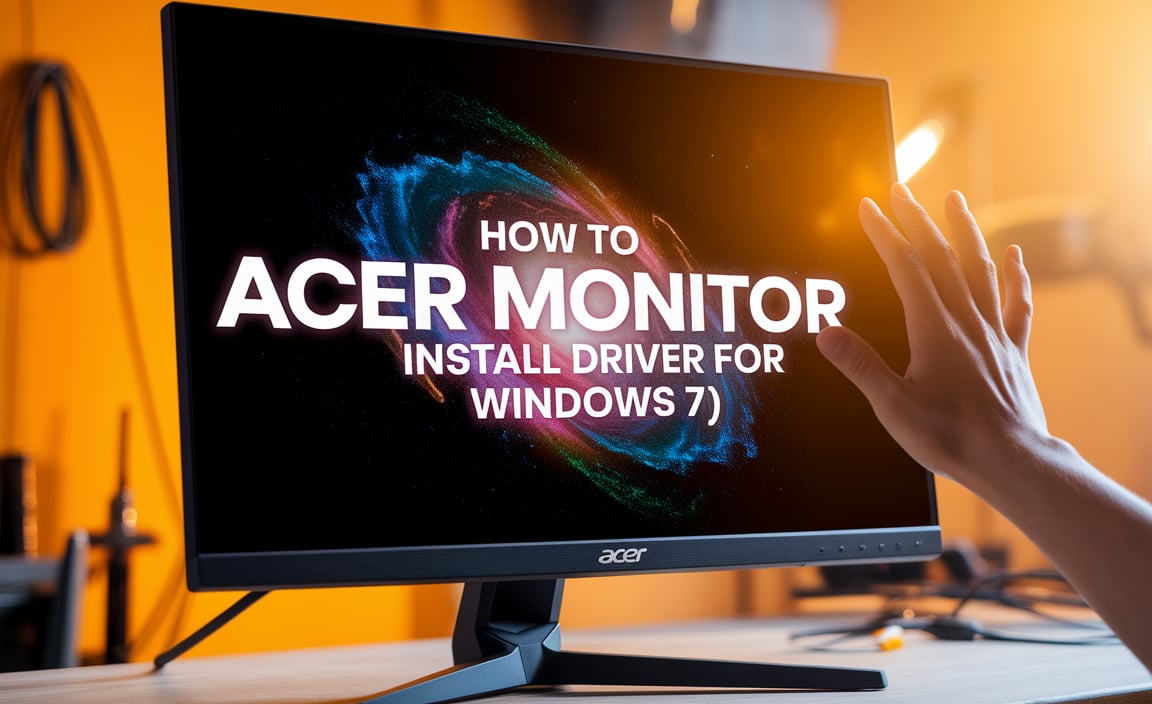 How To Acer Monitor Install Driver For Windows 7