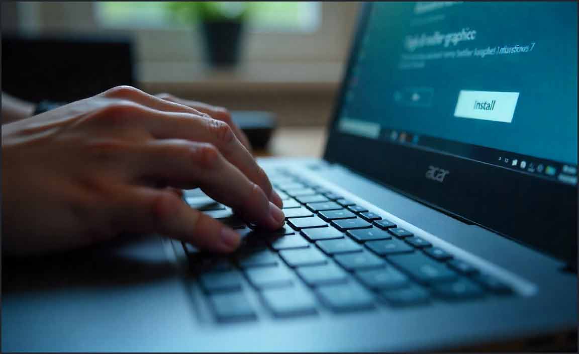 Installing the Acer Graphics Driver on Windows 7