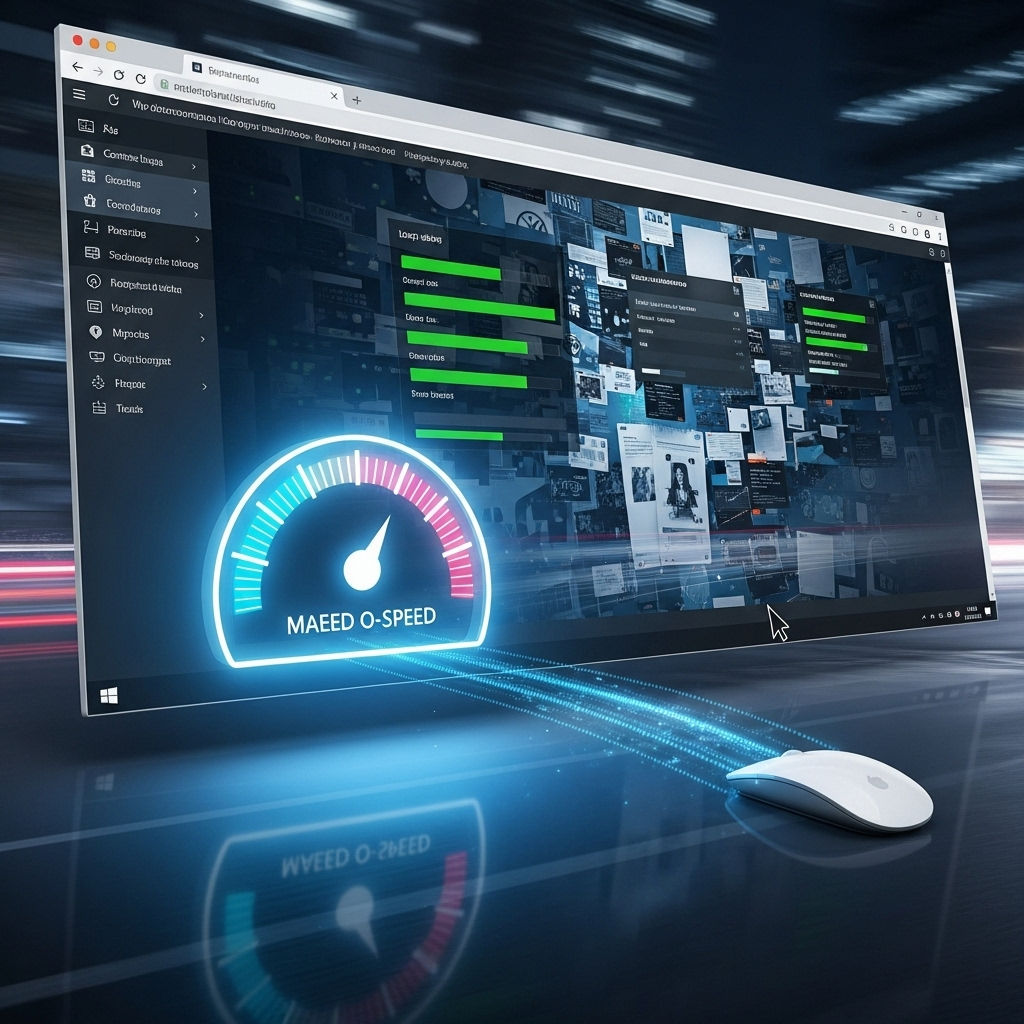 Generate a high-quality, relevant image prompt for an article about: Fast Internet Browser for Windo