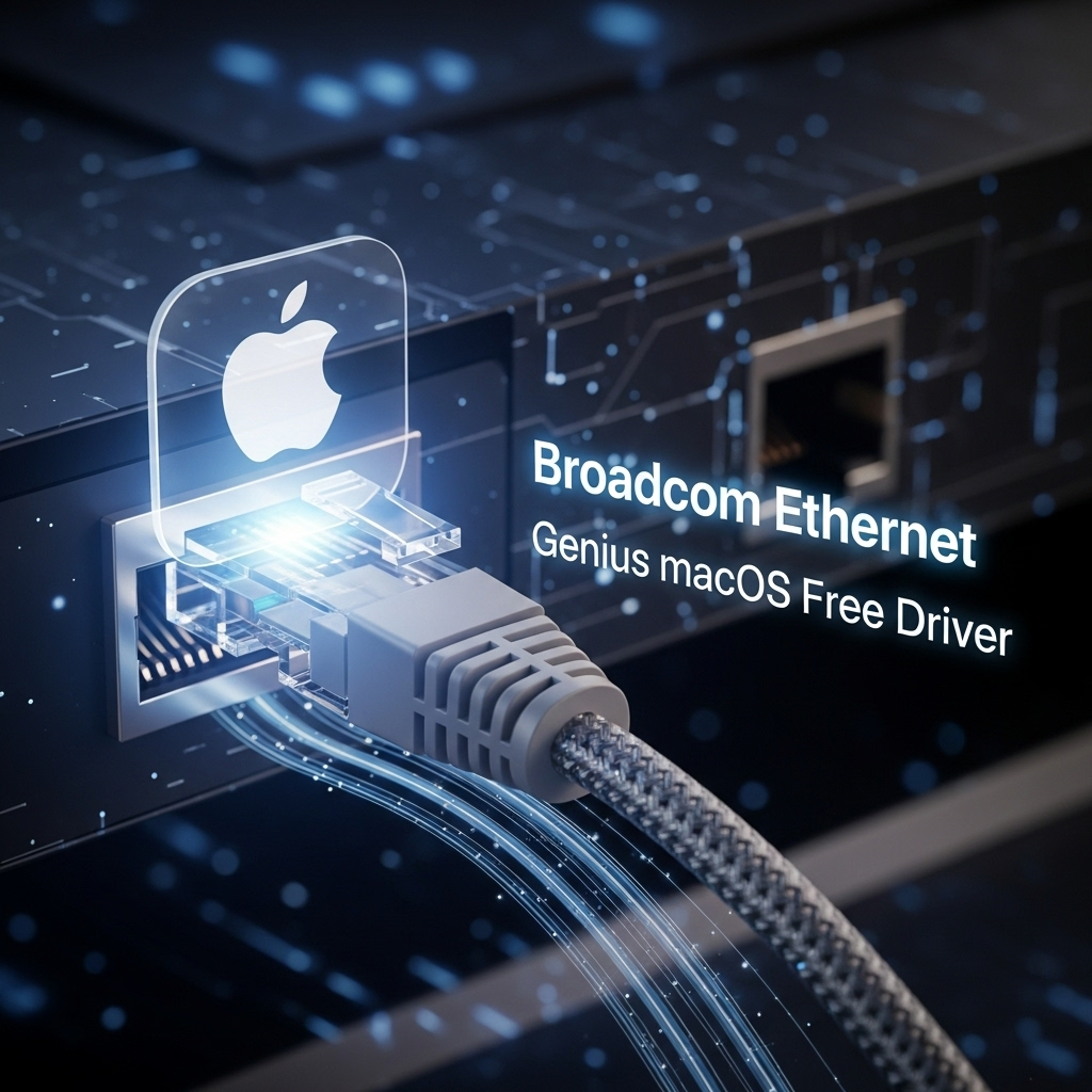 Generate a high-quality, relevant image prompt for an article about: Broadcom Ethernet Latest Driver