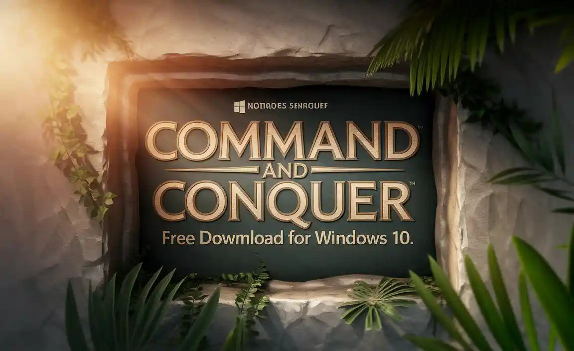Command and Conquer Free Download for Windows 10