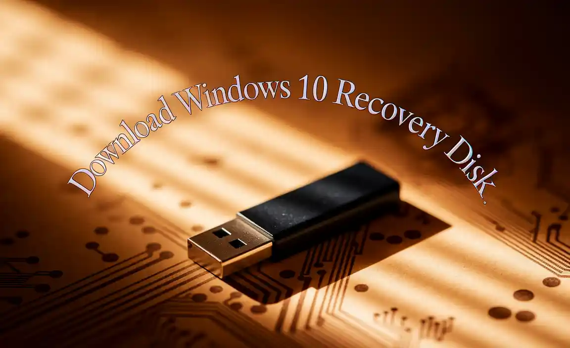 Creating Your Own Download Recovery Disk for Windows 10