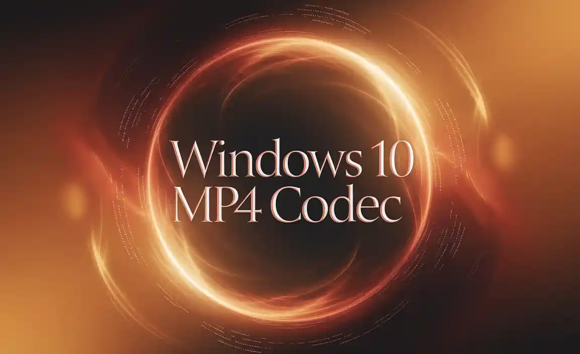 Windows 10 MP4 Codec
