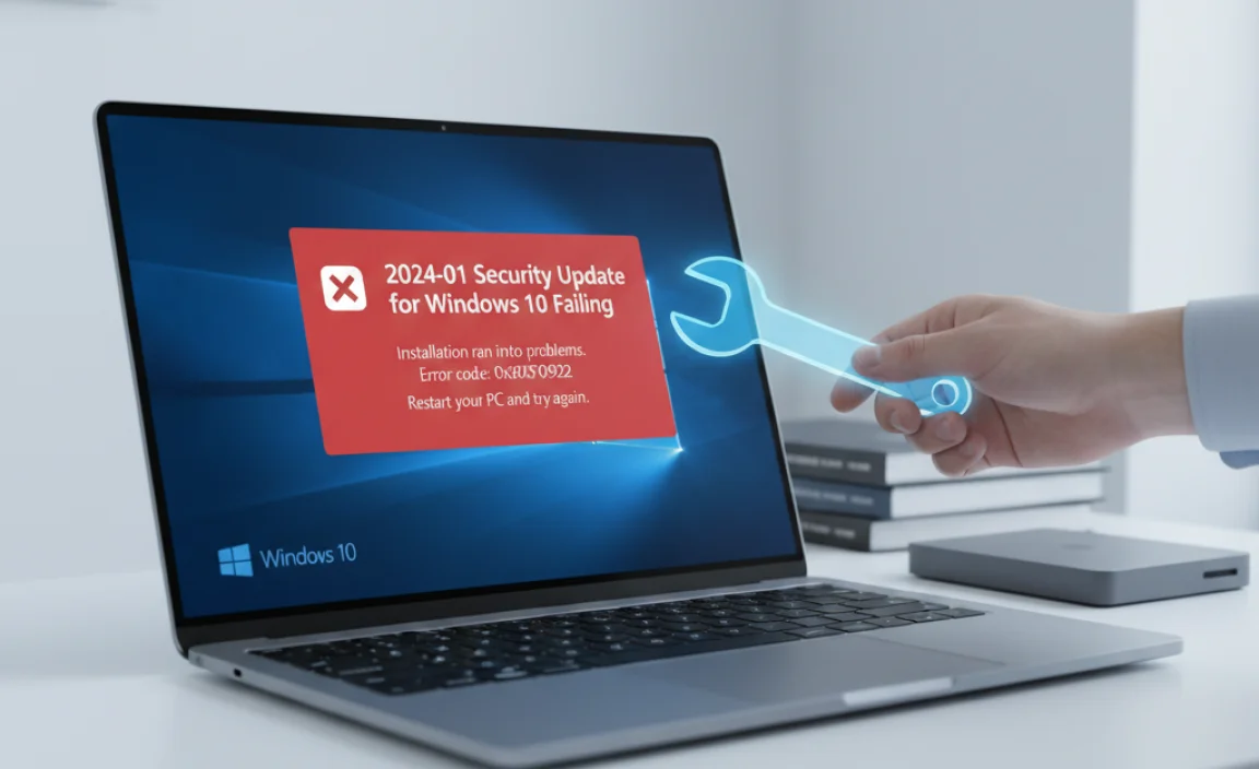 2024-01 Security Update for Windows 10 Failing