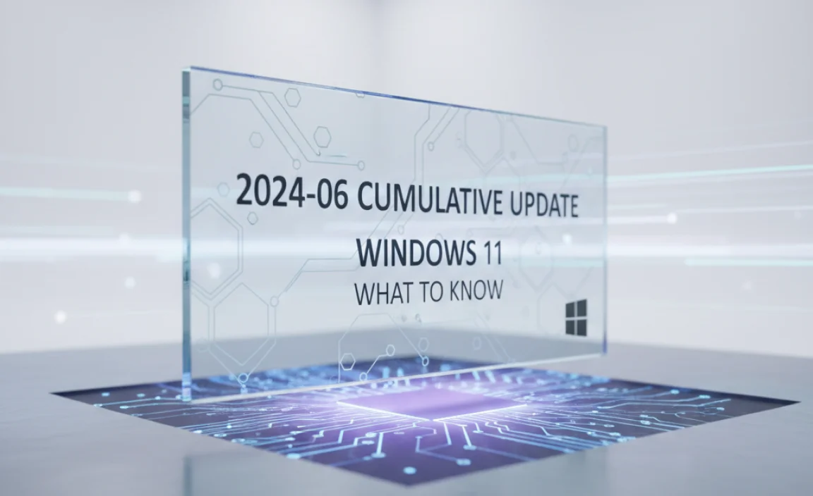 2024-06 Cumulative Update for Windows 11