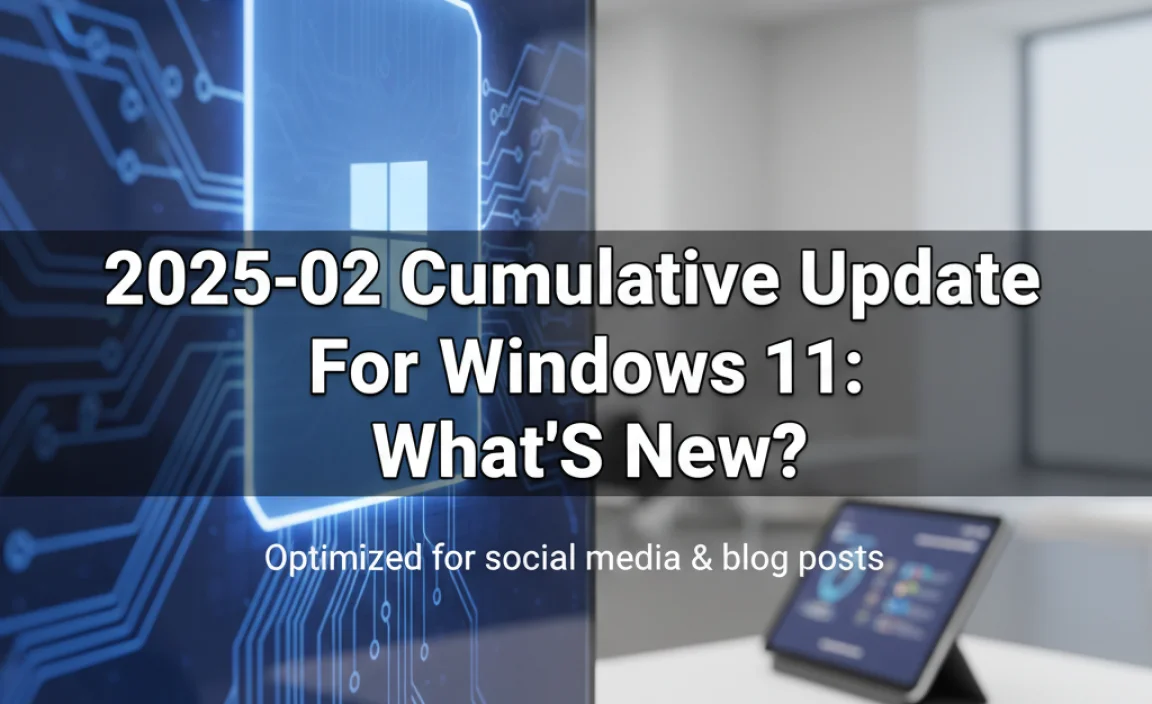 2025-02 Cumulative Update For Windows 11: What’S New?