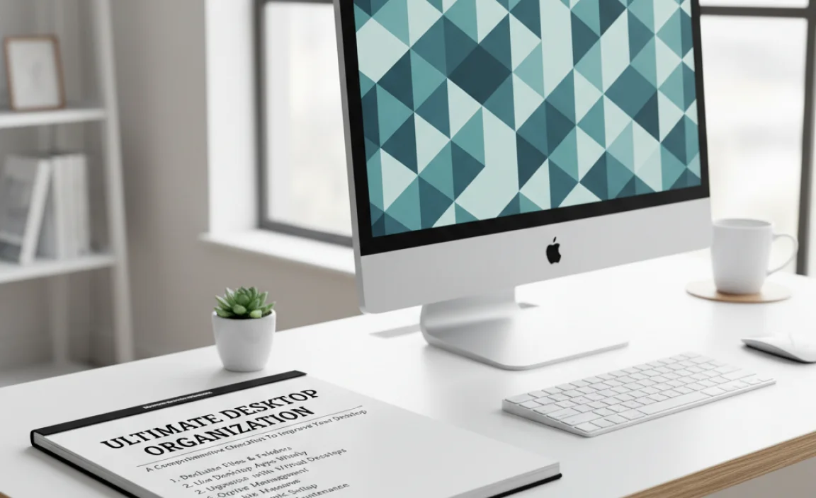 A Comprehensive Checklist To Improve Your Desktop Organization