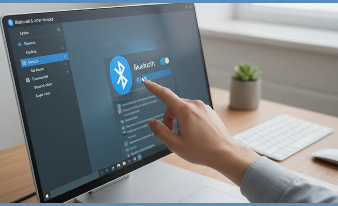 Accessing Bluetooth Settings on Windows 10