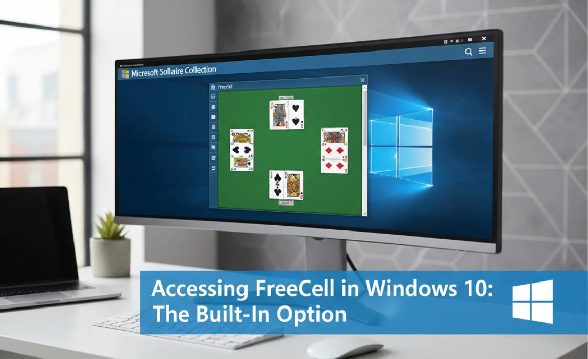 Accessing FreeCell in Windows 10: The Built-In Option