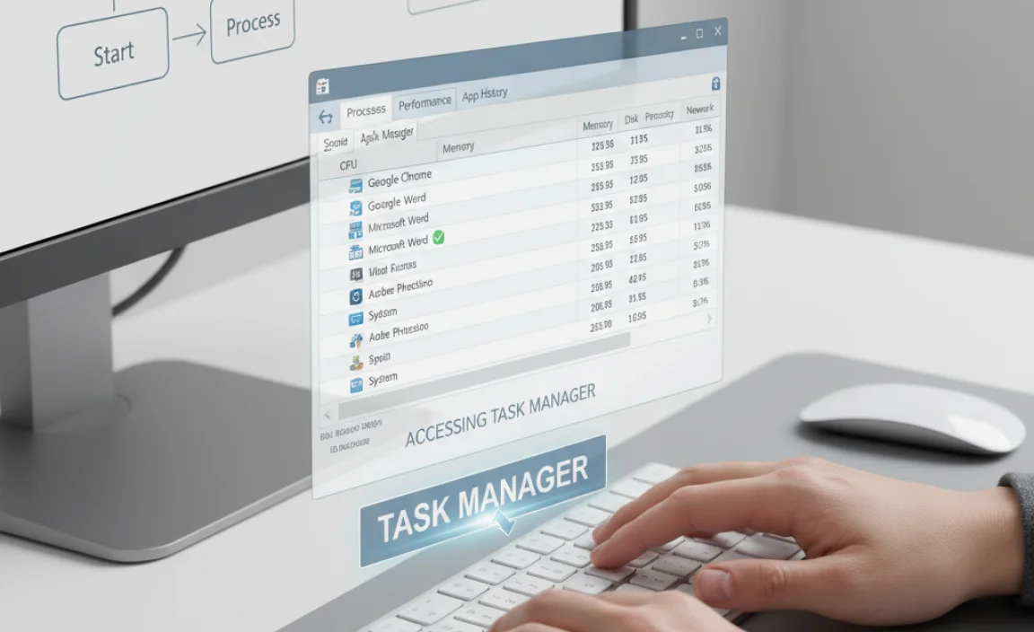 Accessing Task Manager