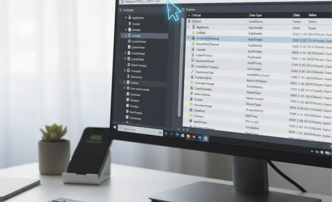 Accessing the Registry Editor