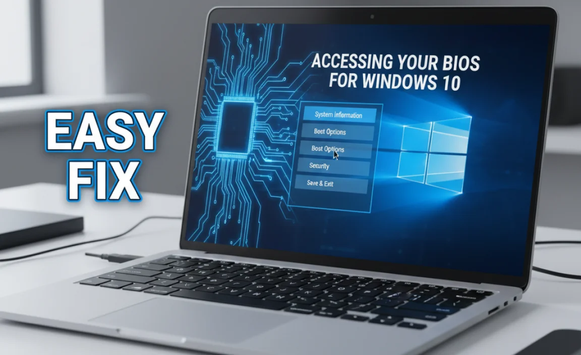 Accessing Your BIOS for Windows 10