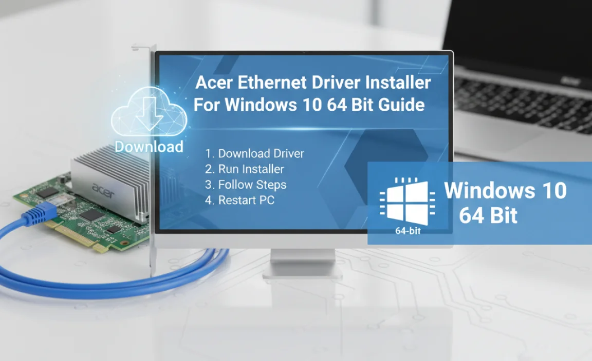 Acer Ethernet Driver Installer For Windows 10 64 Bit Guide