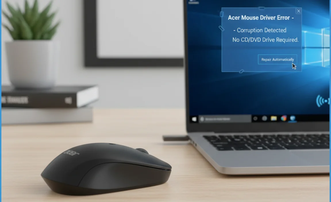 Acer Mouse Corrupted Driver for Windows 10 Without CD