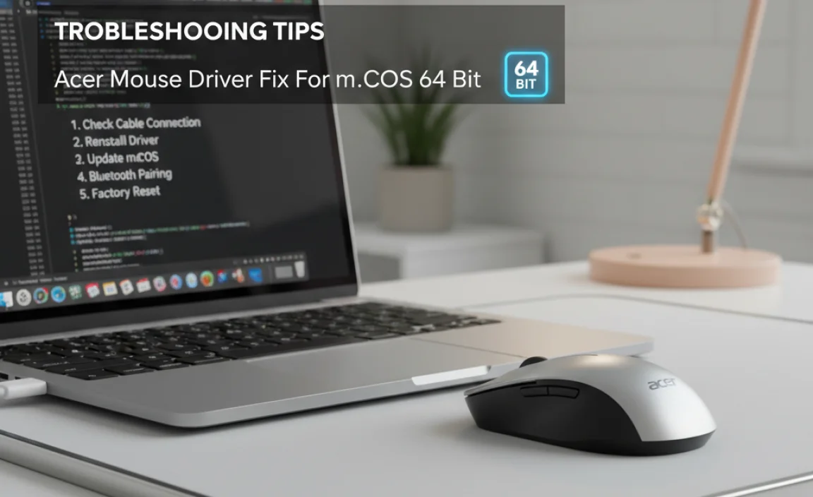 Acer Mouse Driver Fix For Macos 64 Bit: Troubleshooting Tips