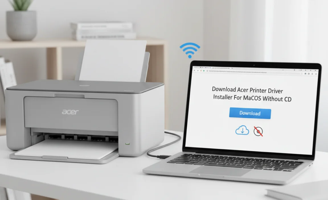 Acer Printer Driver Installer for MacOS Without CD