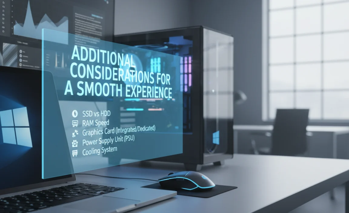 Additional Considerations for a Smooth Experience