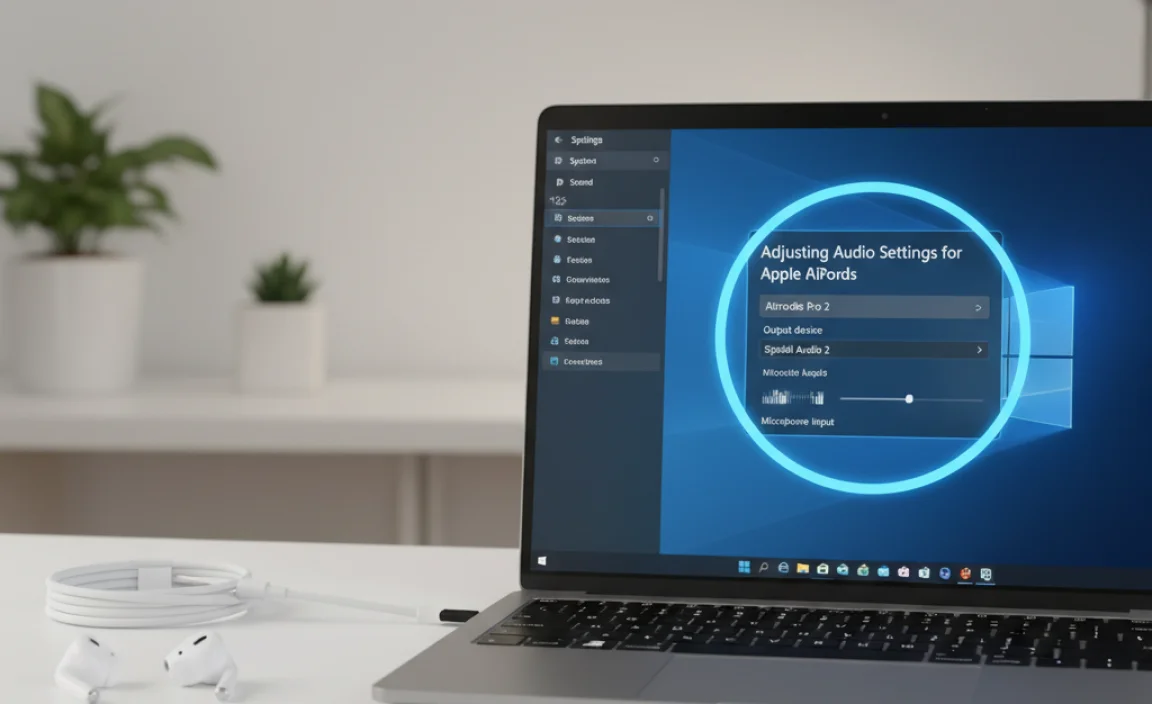 Adjusting Audio Settings for Apple AirPods on Windows 11