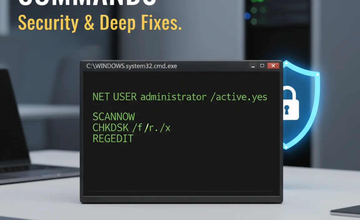 Advanced Commands for Power Users (Security &amp; Deeper Fixes)