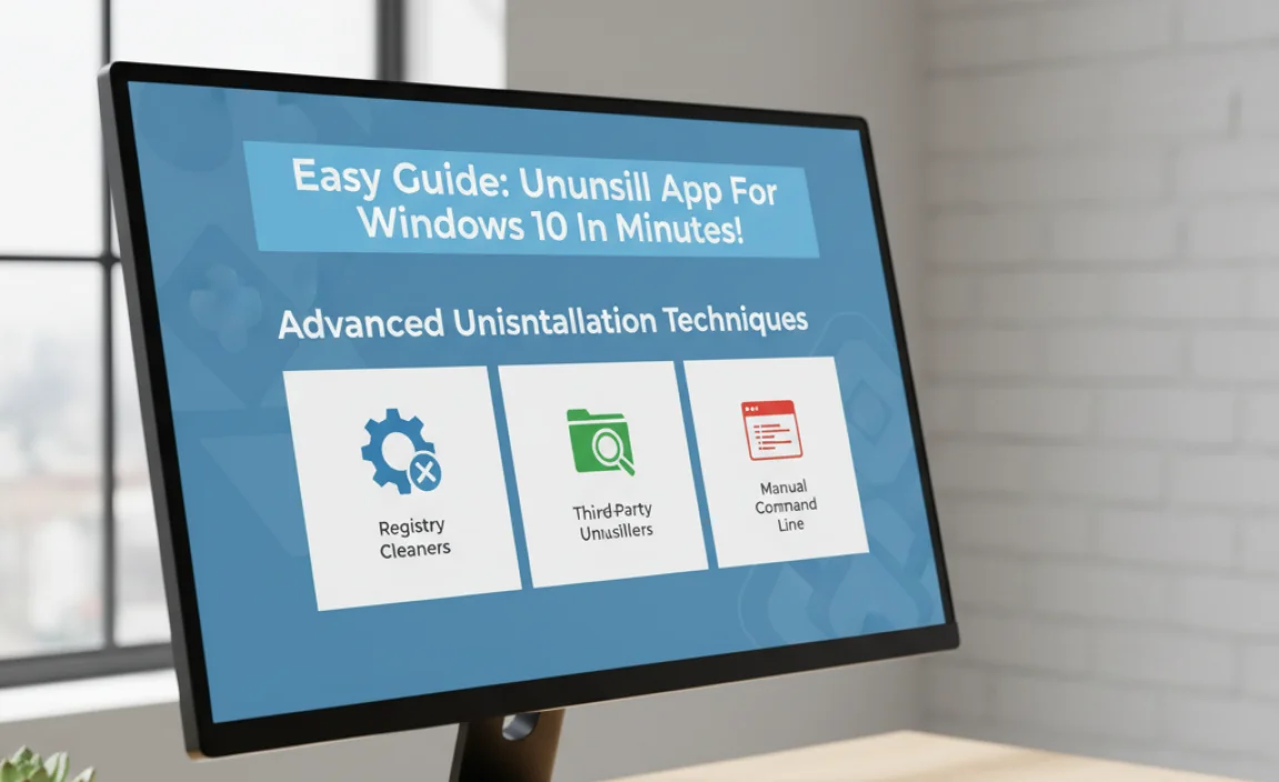 Advanced Uninstallation Techniques