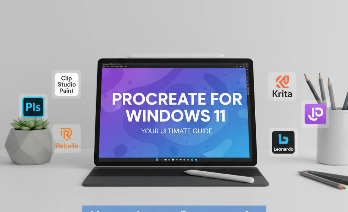 Alternatives to Procreate for Windows 11 Users