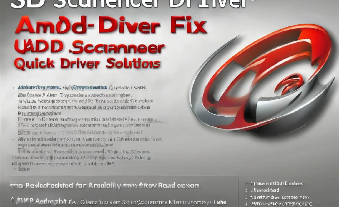 Amd Scanner Driver Fix For Windows 7: Quick Solutions!