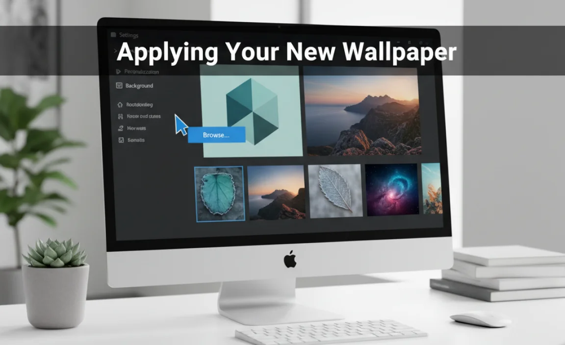 Applying Your New Wallpaper