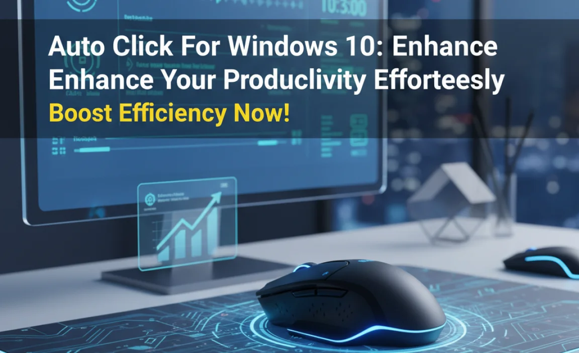 Auto Click For Windows 10: Enhance Your Productivity Effortlessly