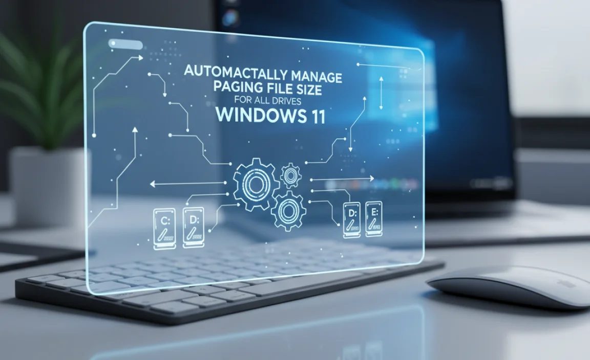 Automatically Manage Paging File Size for All Drives Windows 11