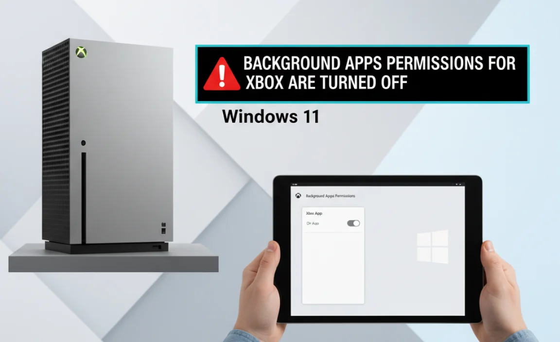 Background Apps Permissions For Xbox Are Turned Off Windows 11