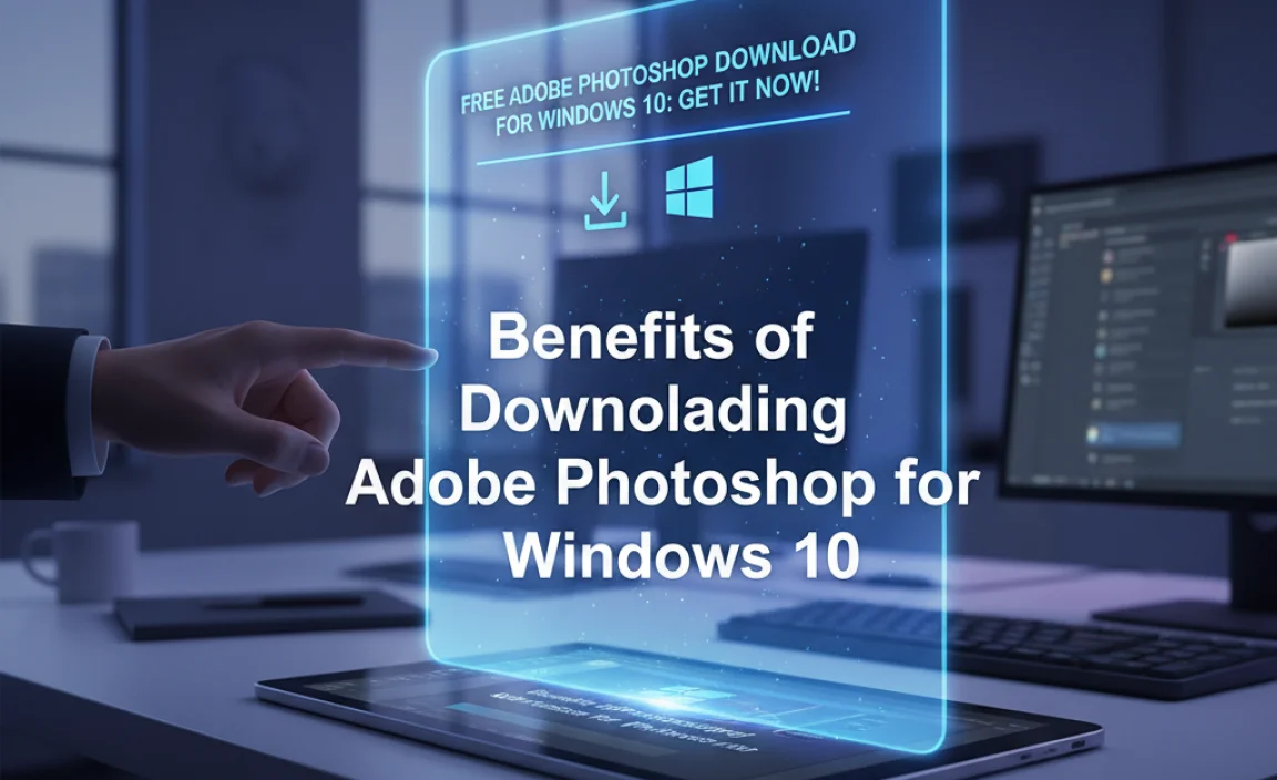 Benefits of Downloading Adobe Photoshop for Windows 10