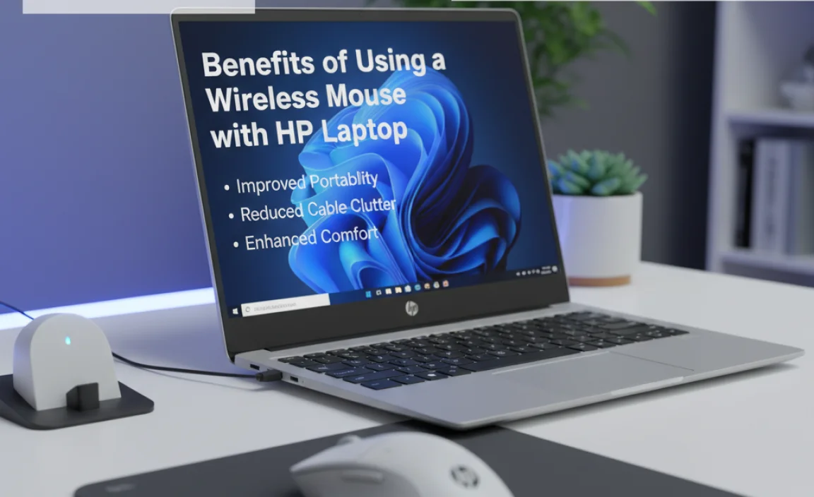 Benefits of Using a Wireless Mouse with HP Laptop