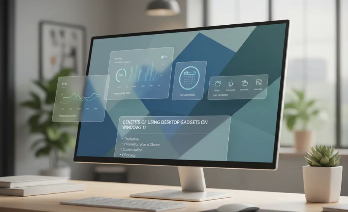Benefits of Using Desktop Gadgets on Windows 11